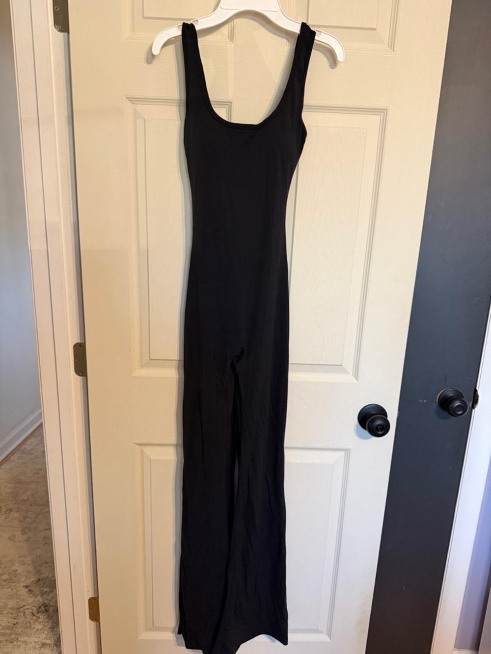 Black Wide-Leg Sleeveless Jumpsuit